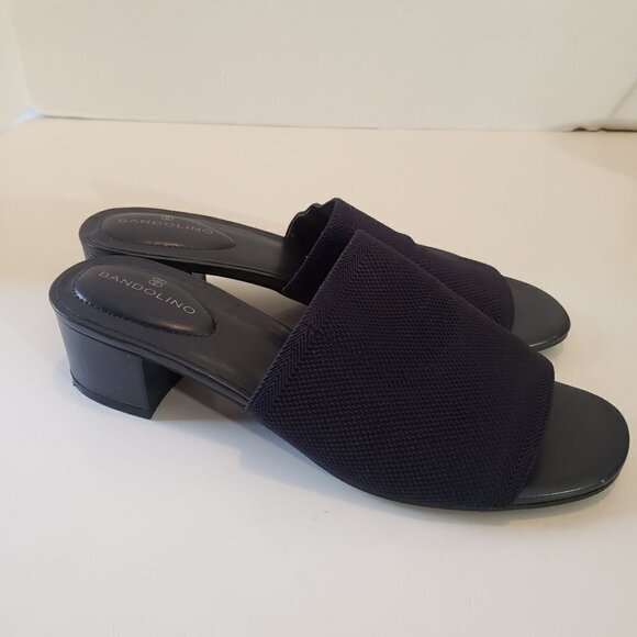 Bandolino Dark Blue Fabric size 7.5 - Picture 3 of 11